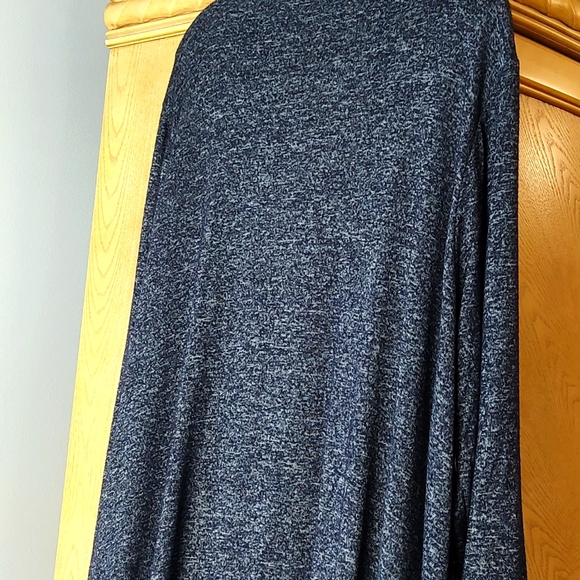 Lane Bryant slouchy navy blue gradient duster cardigan - Picture 2 of 3